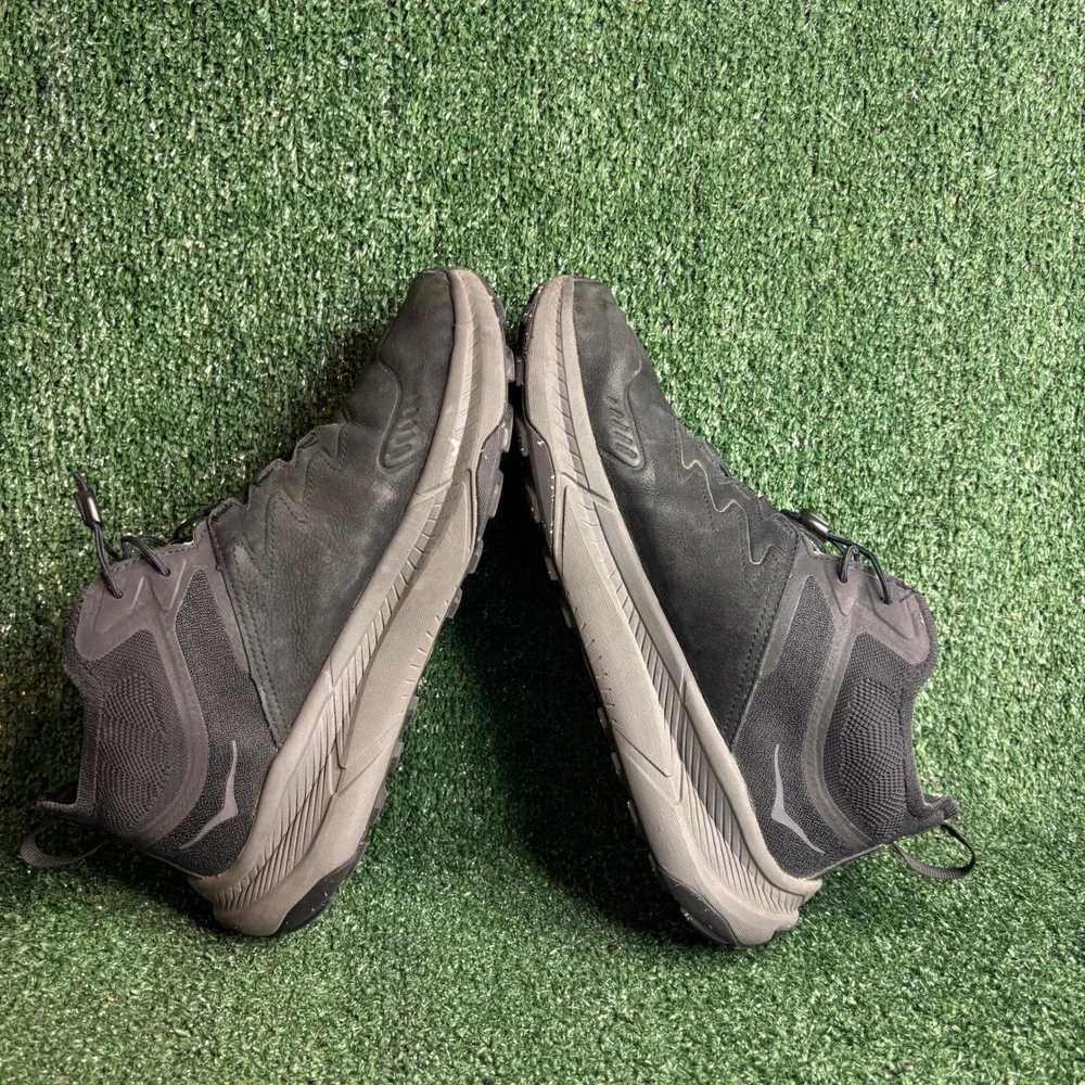 Hoka Transport Chukka GTX Gore-Tex Vibram Hiking Sneaker Boot Black Mens 11.5 D